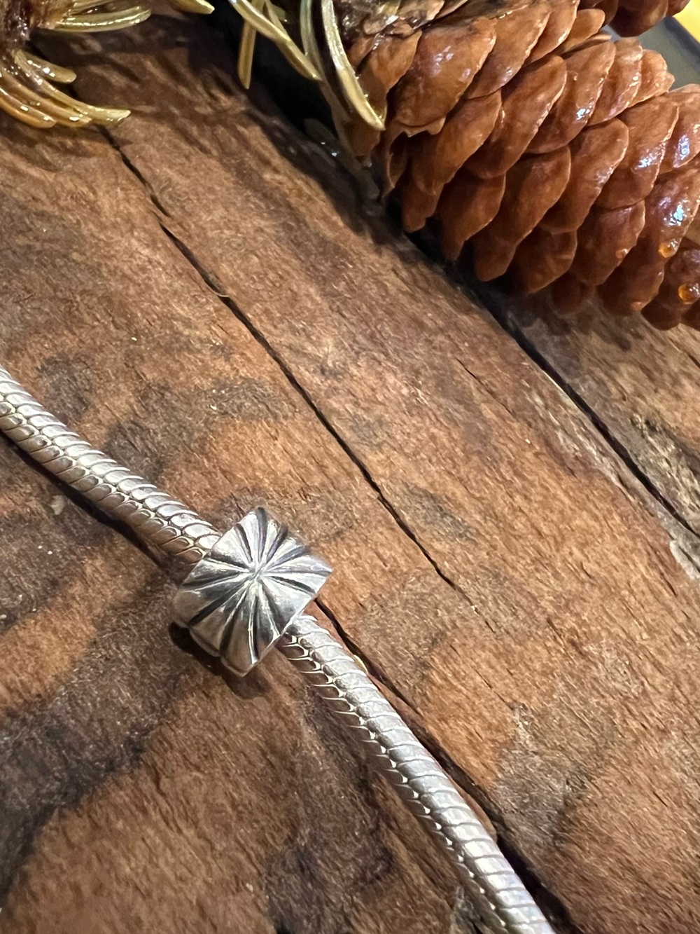Authentic Vintage Pandora Sunburst Clip Charm in Sterling Silver 925 Star Sky